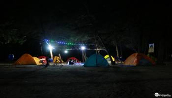 Sensasi Camping di Pantai Bangka