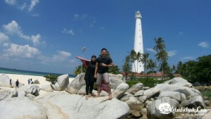 Pak Putra Dan Istri Berbulan Madu Di Belitung Desember 2017