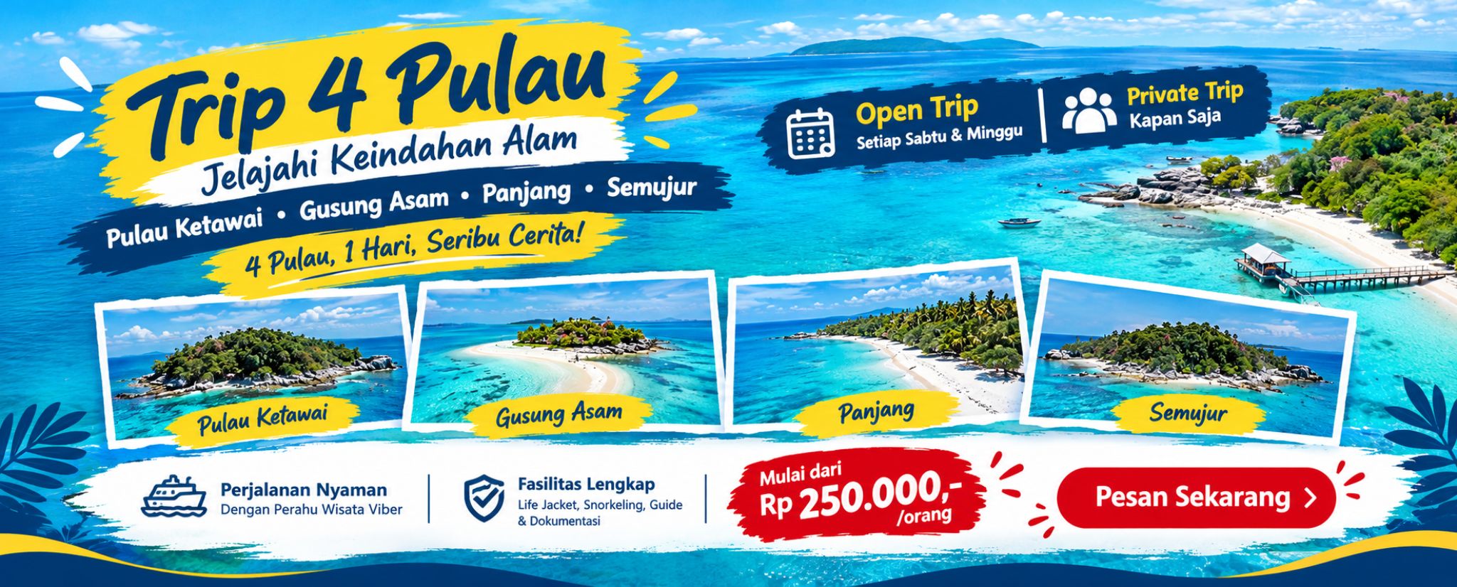 Paket Wisata Pulau ketawai